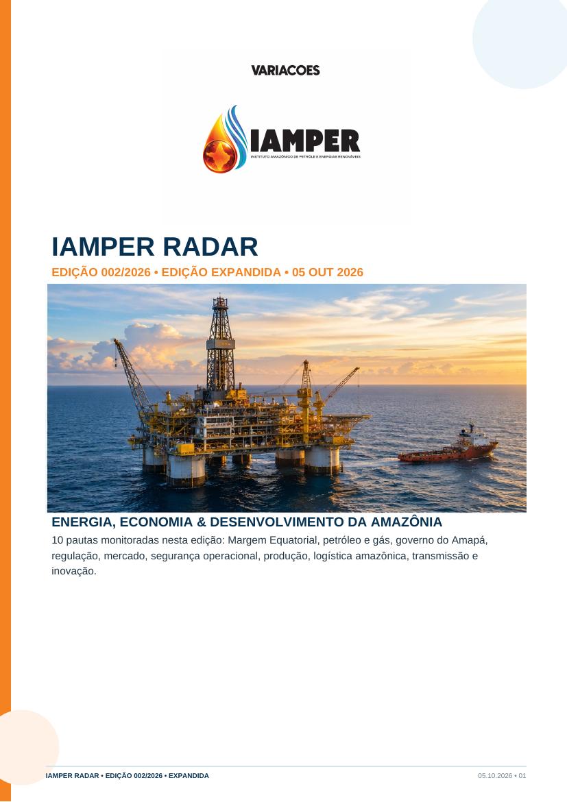 Capa do IAMPER RADAR, edição 002/2026